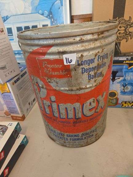 Primex Shortning Can