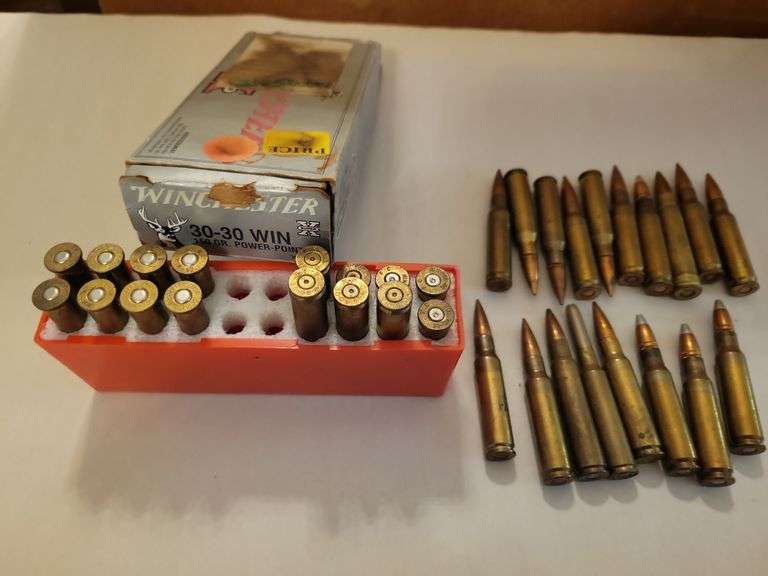 30-30 Win 8 loaded and 10 empty also 18 Mix Loaded