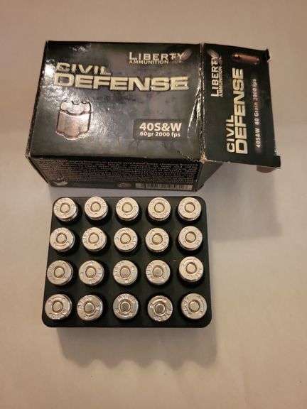 Civil Defense 40 S&W 60gr.