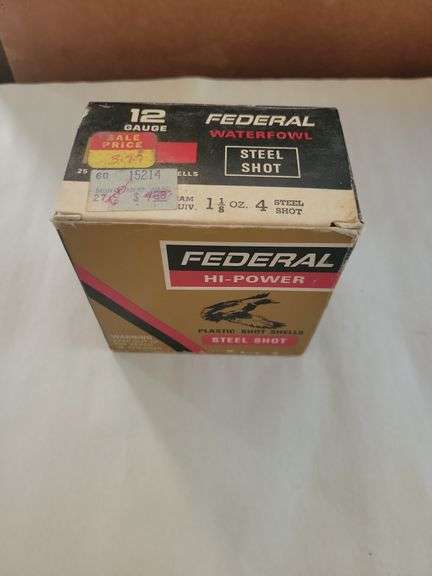 Federal Hi Power 12ga. 4 shot 25 ct.
