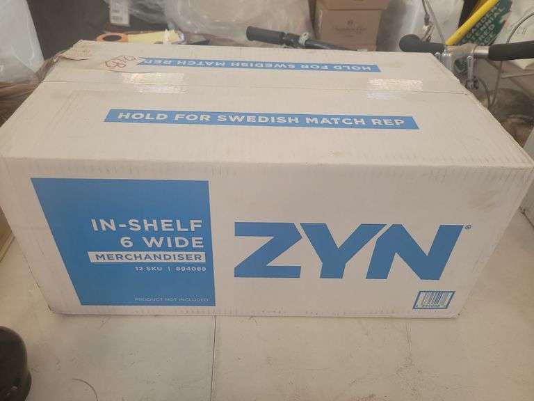New Zyn Tabacco Display 6-wide