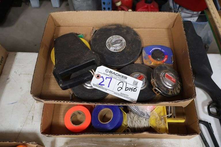 All to go - 2 boxes - Tape measures & marking ribbon