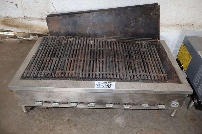 US Range 48" gas radiant char grill - untested