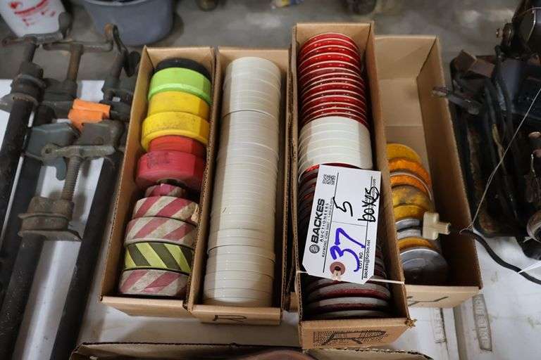 All to go - (5) Boxes of plastic reflectors