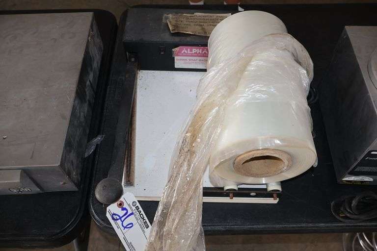 Alpha counter top wrapping machine - Untested