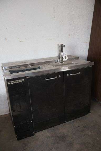 Beverage Air DD50BC stainless 2 door tap box with top cub door - AS IS - Untested