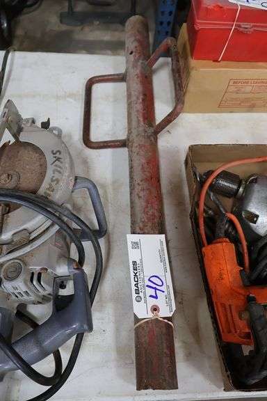 32" Post hole pounder