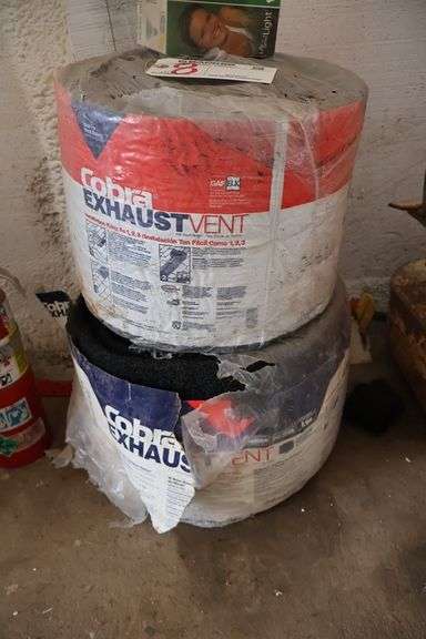 Pair to go - 2 roils of Cobra roofing exhaust vent