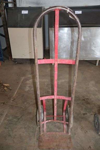 Red 2 wheel cart