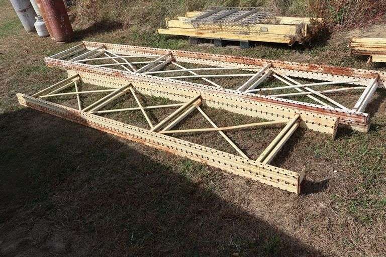 All to go - 4 Uprights - 2) 32" x 12' tall & 2) 32" x 16' tall - no cross bars