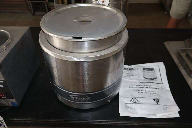 Superior 11" round food warmer