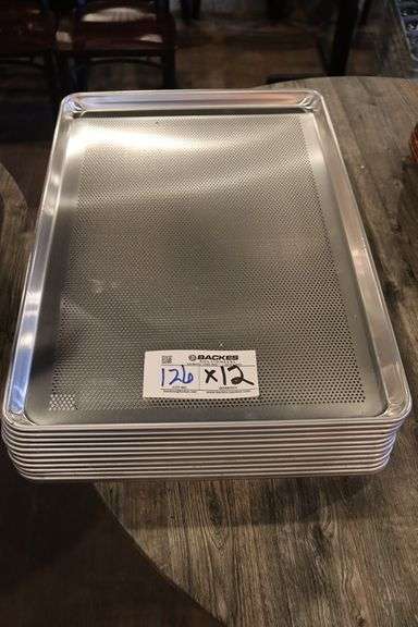 Times 12 - Full sized perforated aluminum sheet pans