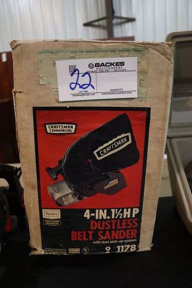 Craftsman 1178 electric 4" belt sander