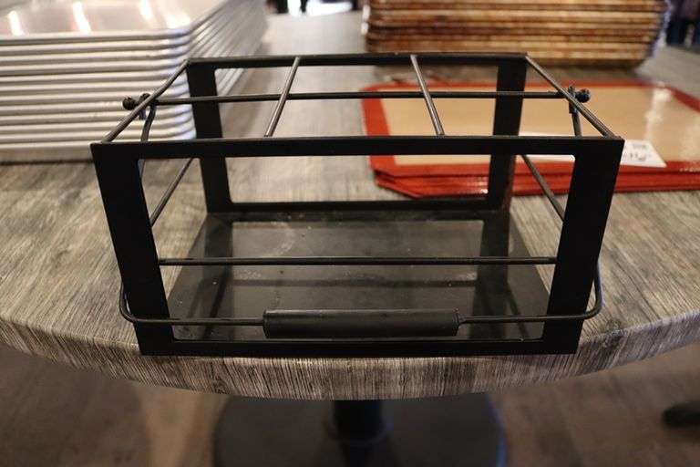 Times 12 - Black metal 6 bin table squirt organizer