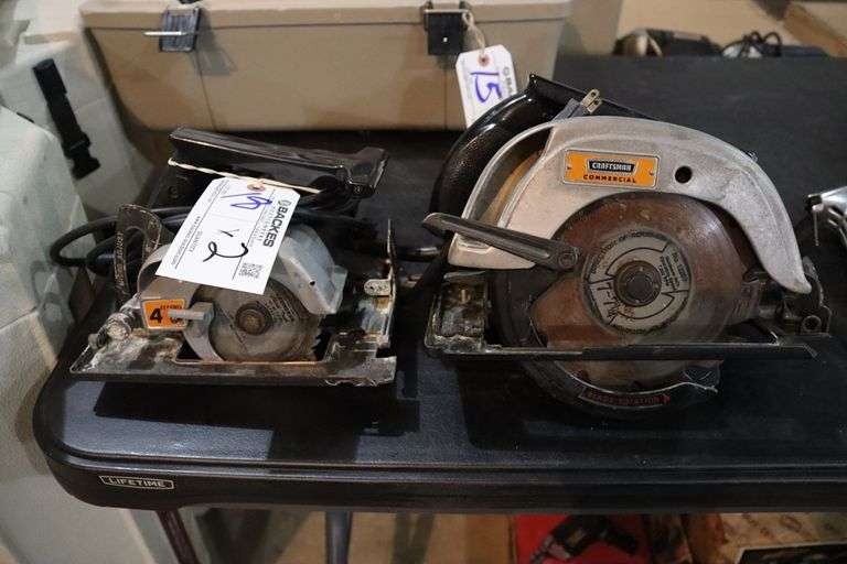 Times 2 - Craftsman 4" & 7" electric circular saws