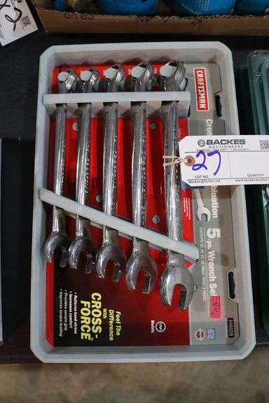 Craftsman 5 piece metric combination wrench set