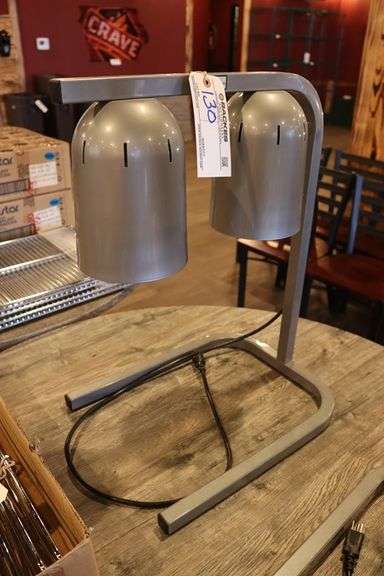 Nemco 2 bulb food warmer with bulbs