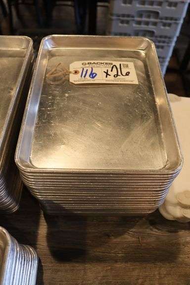 Times 26 - 1/4 sized aluminum sheet pans