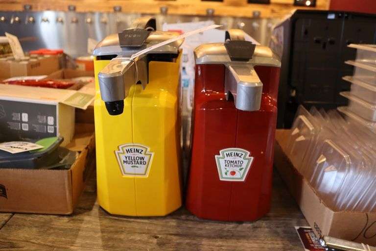 Times 2 - Heinz ketchup & mustard dispensers