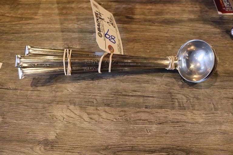 Times 4 - 2 oz. stainless ladles