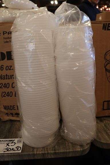 1/2 case of Pactiv 16 oz.