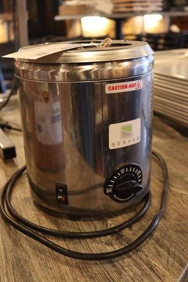 Server counter top heated dispenser