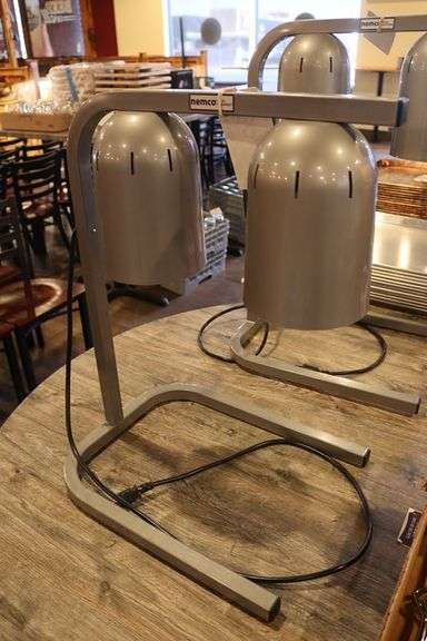 Nemco 2 bulb food warmer with bulbs