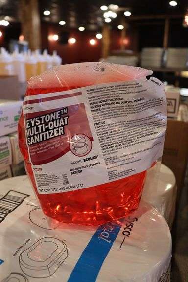 Times 2 - Boxes of Keystone 2 liter sanitizer