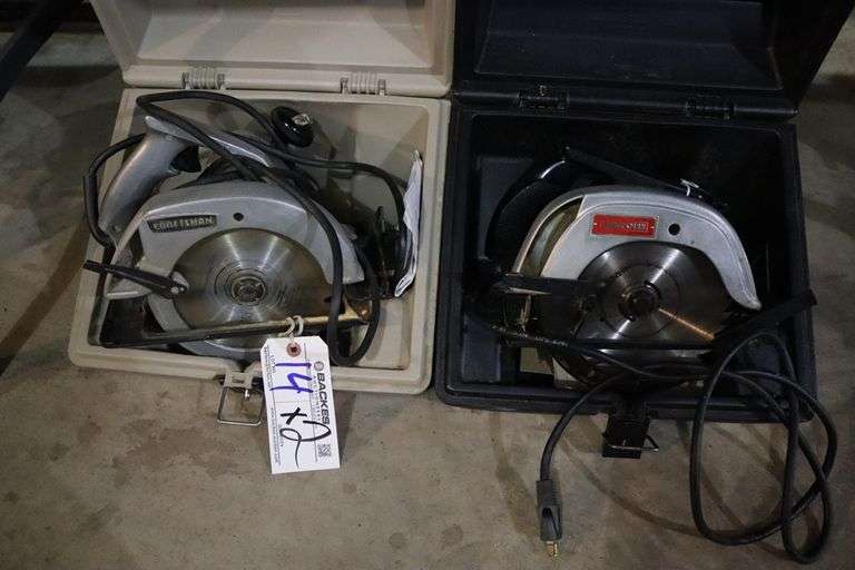 Times 2 - Craftsman 7" & 7.25" electric circular saws