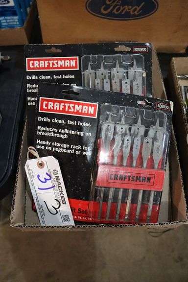 All to go - 3 Craftsman spade bit kits