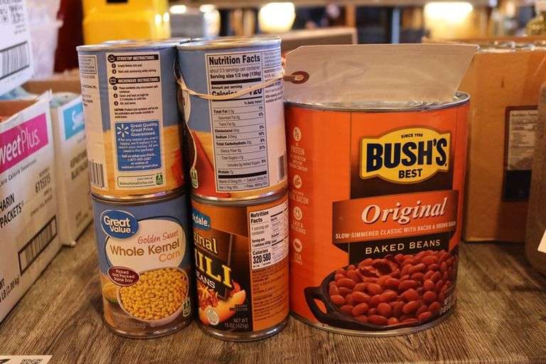 All to go - Assorted canned foods