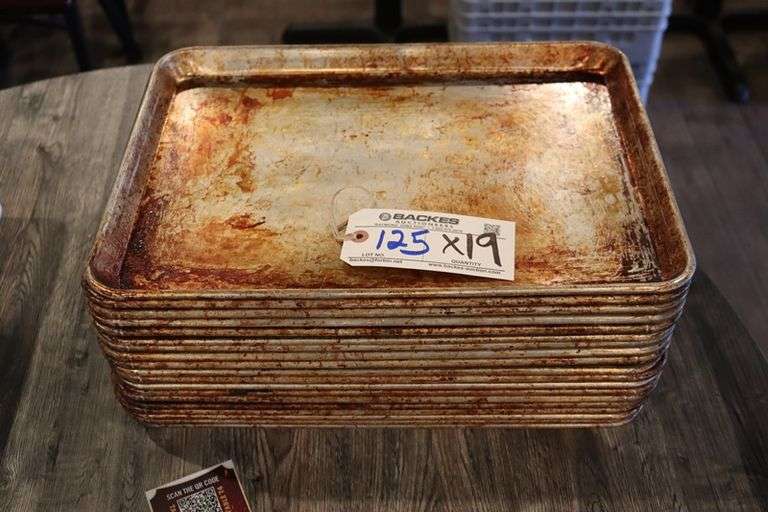 Times 19 - 1/2 sized aluminum sheet pans