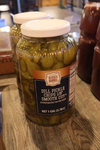 Times 3 - Block & Barrel 1 gallon dill pickle chips