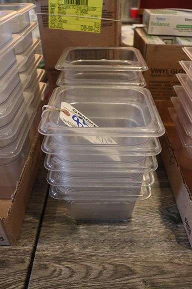 Times 11 - 1/6 x 4" acrylic inset pans - no lids