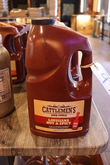 Times 3 - Cattleman's 1 gallon of Louisiana hot & spicy BBQ sauce