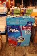 Case plus of Ziplock gallon freezer bags