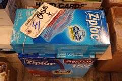 Case plus of Ziplock gallon freezer bags