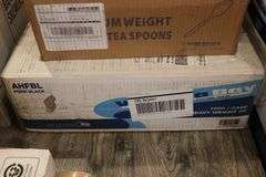 Times 2 - Boxes of black plastic forks & spoons