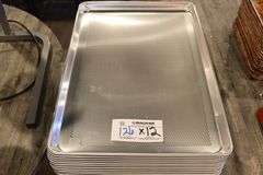 Times 12 - Full sized perforated aluminum sheet pans
