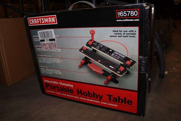 Times 2 Craftsman 65780 portable hobby tables Backes Commercial