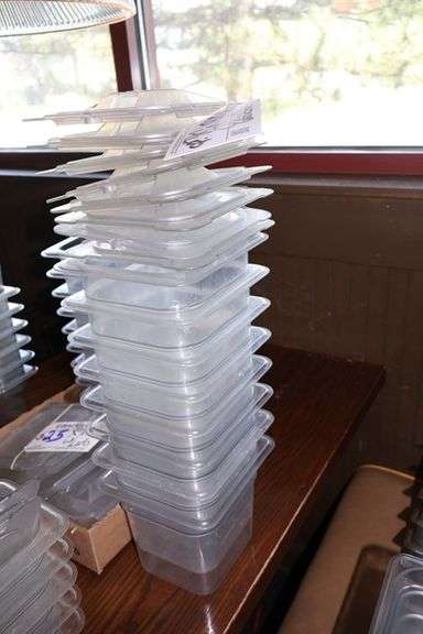 Times 8 - 1/6 x 6" acrylic inset pans with lids