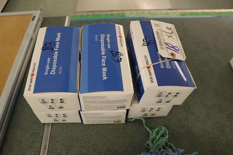 Times 6 - Boxes of disposable face masks