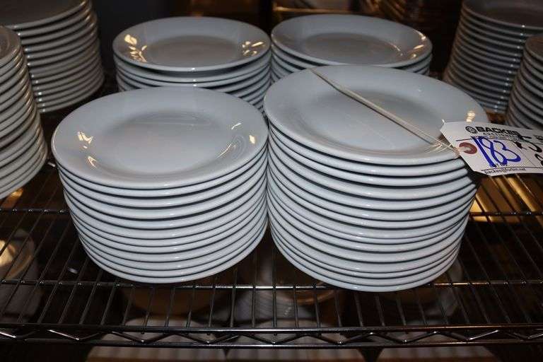 Times 57 - Buffalo 8" white plates