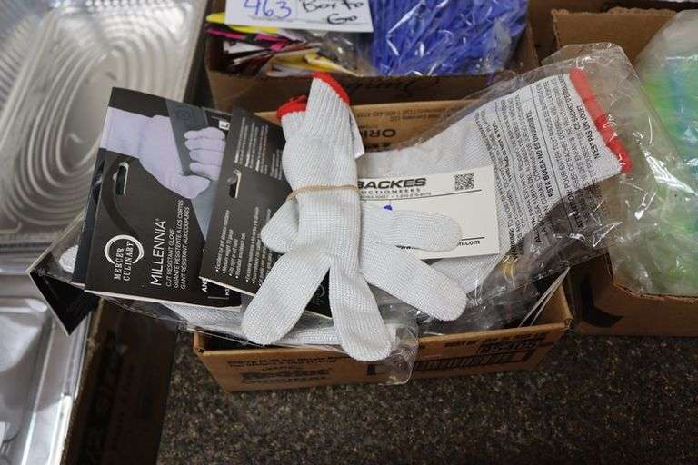 Box to go - all new Mercer Culinary cut resistant gloves