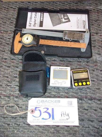 Calipers and angle finders
