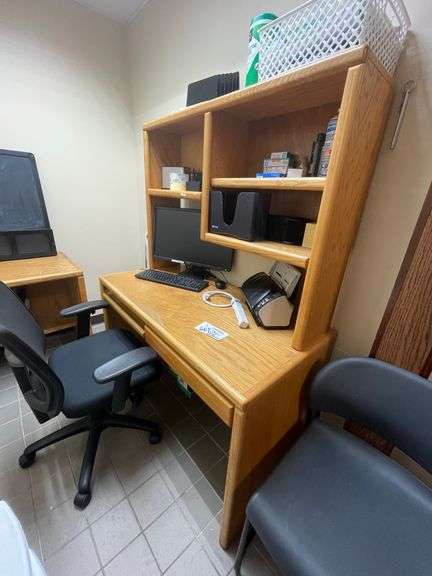 All to go - office desk and credenza - plus chairs and more