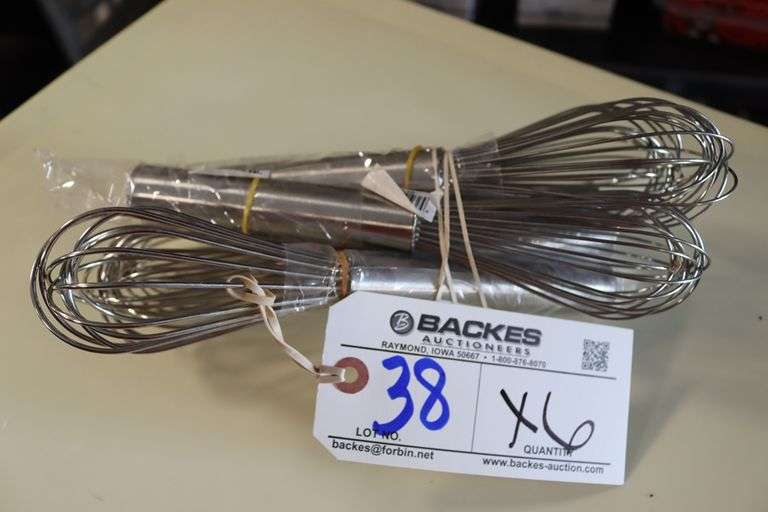 Times 6 - Pinch WWP-10 stainless 10" whips