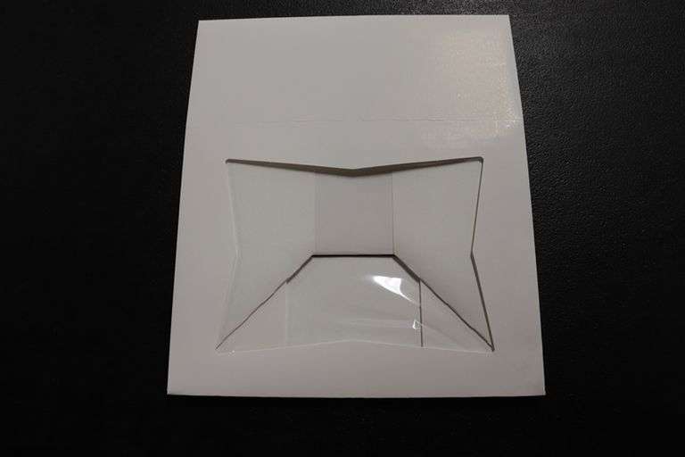 Full case of Southern Champion 6 corner boxes with windows 10 1/4" x 8" x 4" plain