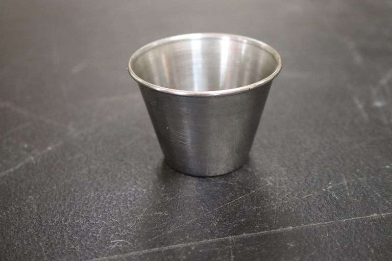 Box to go - 3 sizes of stainless sauce cups