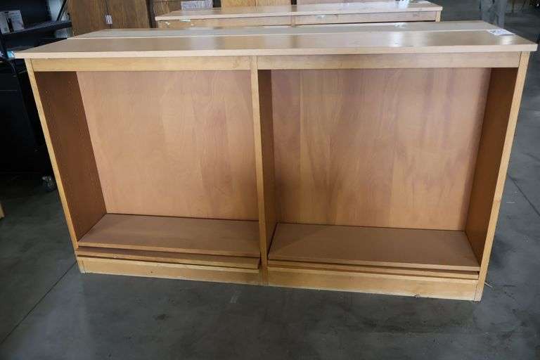 Times 2 - 72" wide x 42" tall x 14" deep wood book cases